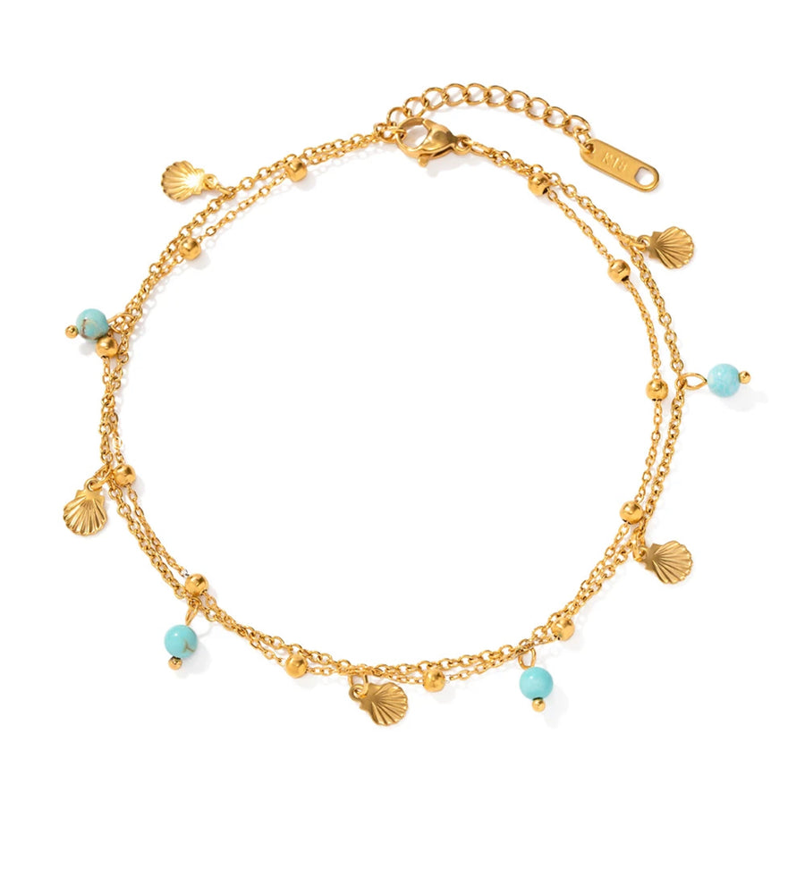Shell and Sea Anklet