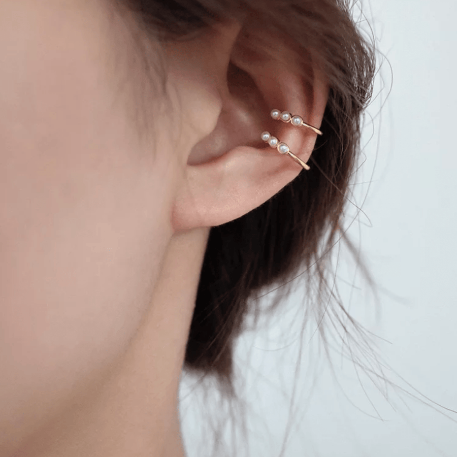 Mini Pearls Ear Cuff