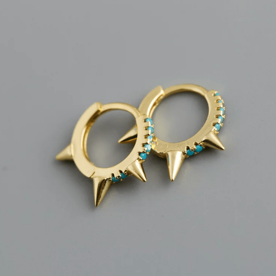 Turquoise Rock and Roll Earring