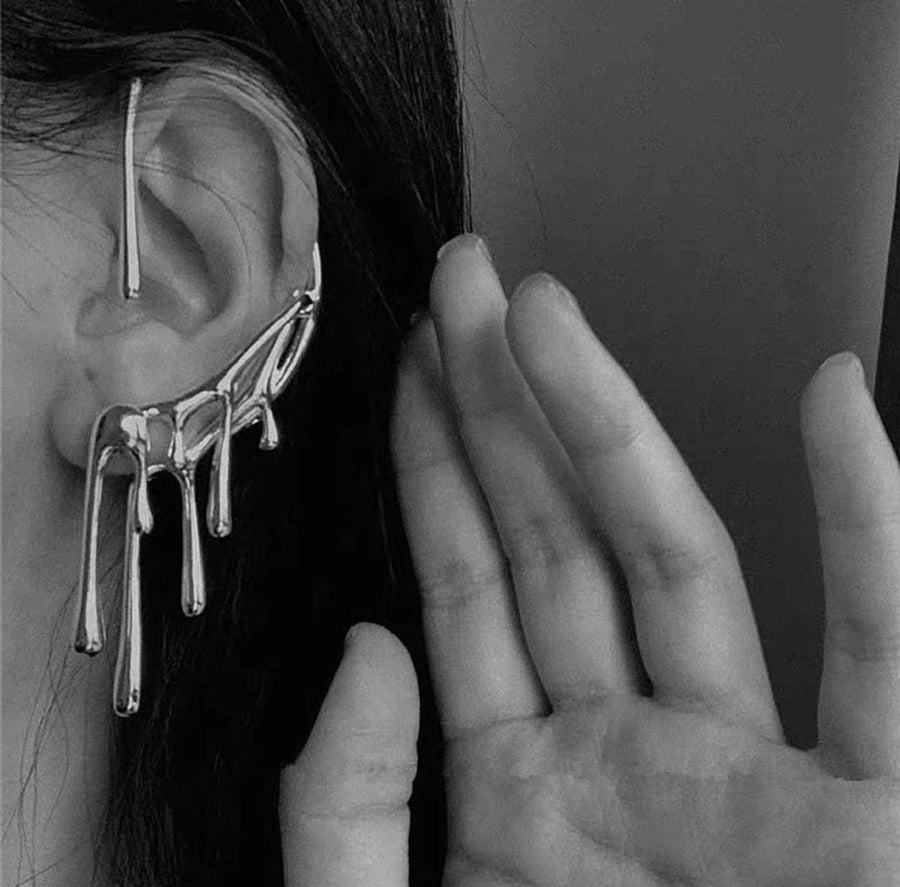 Melted earrings