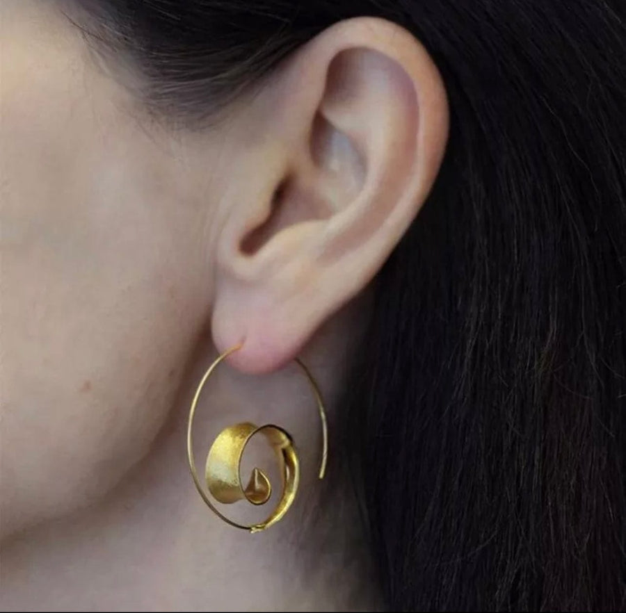 Snail Hoops Earrings