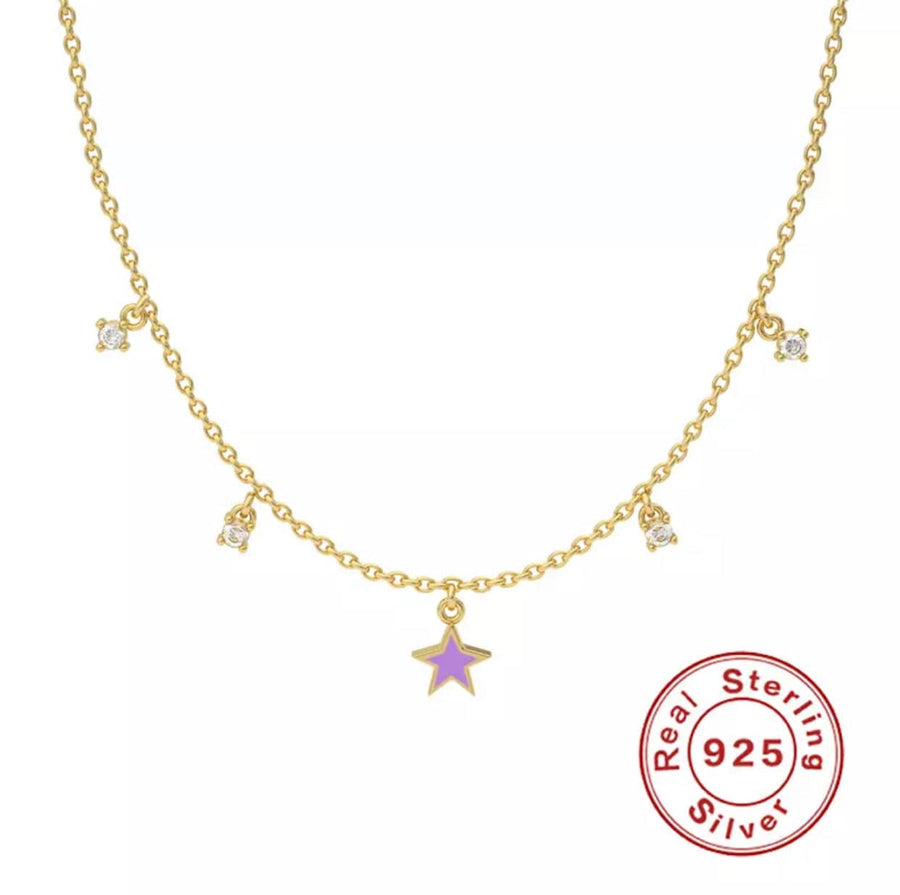 Girl Stars Necklace